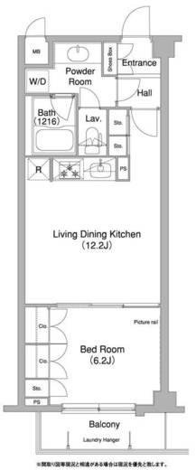 コンフォリア目黒長者丸　204号室　間取り