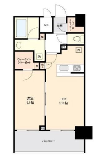 ステージグランデ文京白山　803号室　間取り