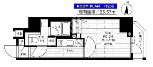 ステージグランデ文京白山　801号室　間取り