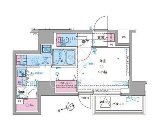 ジェノヴィア駒込駅グリーンヴェール　903号室　間取り