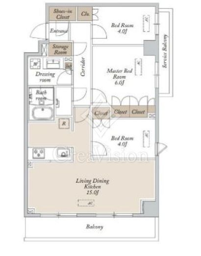 HF東尾久レジデンス　105号室　間取り