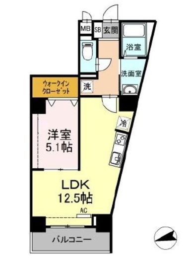 BLESS志村坂上　101号室　間取り