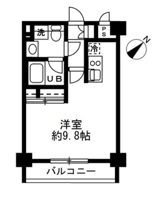 レジディア麻布十番2　604号室　間取り