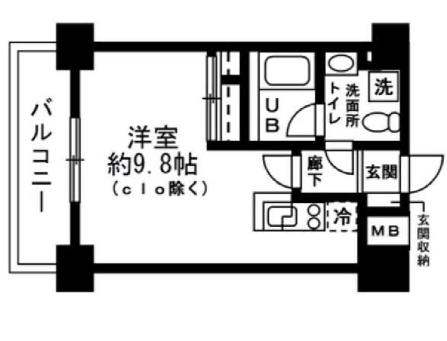 レジディア麻布十番2　204号室　間取り