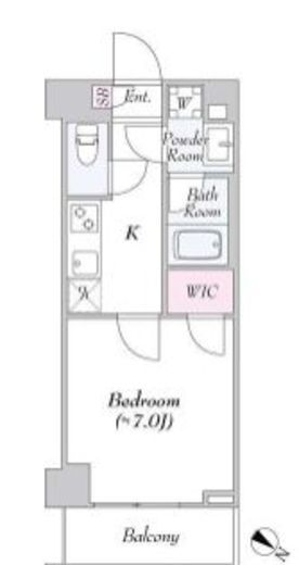 ロイジェント大山西町　102号室　間取り