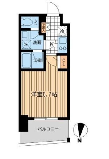 KDXレジデンス大山　1110号室　間取り