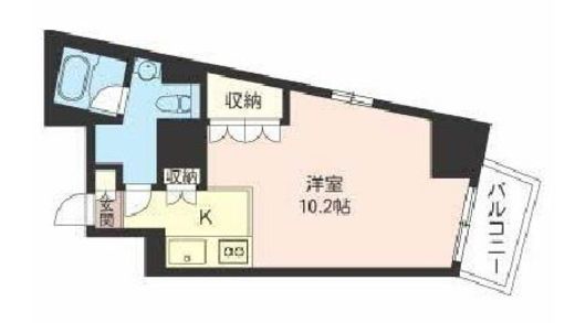 エスティメゾン板橋C6　1105号室　間取り