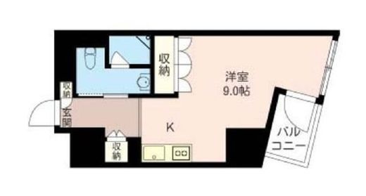 エスティメゾン板橋C6　708号室　間取り