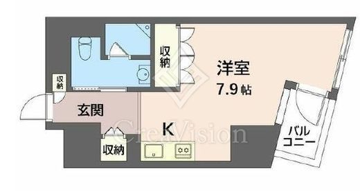エスティメゾン板橋C6　808号室　間取り