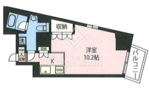 エスティメゾン板橋C6　705号室　間取り