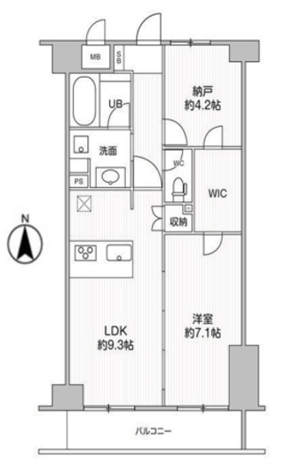 コンフォリア赤羽岩淵　204号室　間取り