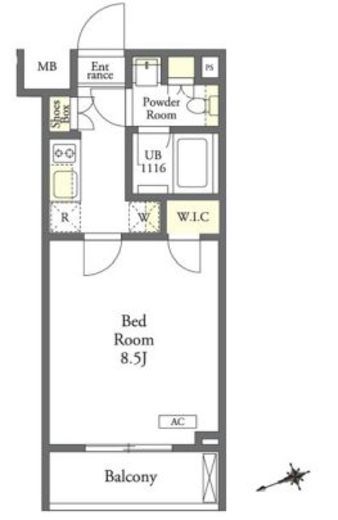 BREEZE MAISON ITABASHI (ブリーズメゾン板橋)　204号室　間取り