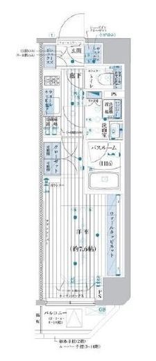 ブライズ池袋　504号室　間取り