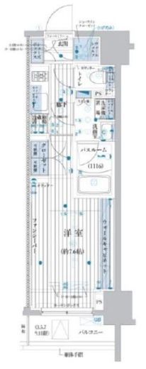 ブライズ池袋　902号室　間取り