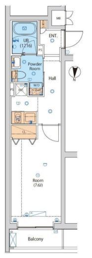 エストゥルース小竹向原　304号室　間取り