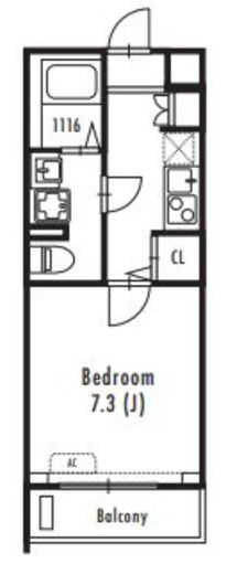GRAN PASEO文京小日向 (グランパセオ文京小日向)　217号室　間取り