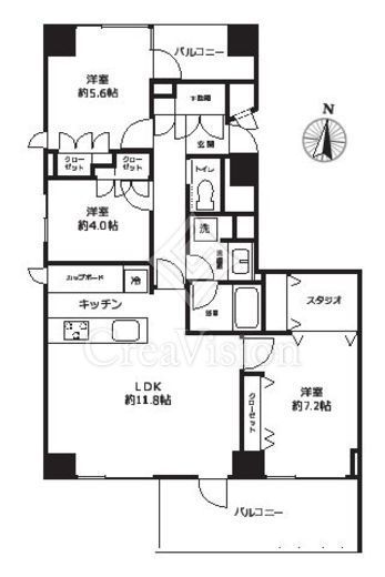 グランドメゾン文京白山　501号室　間取り