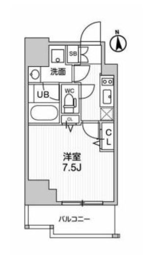 ALTERNA十条 (オルタナ十条)　701号室　間取り