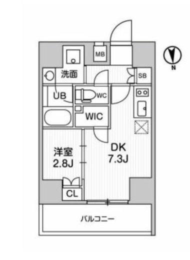 ALTERNA十条 (オルタナ十条)　903号室　間取り