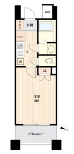 ドゥーエ板橋　702号室　間取り