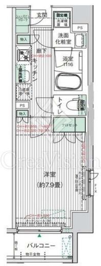BPRレジデンス東十条　405号室　間取り