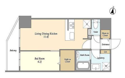 HF北千住レジデンス　405号室　間取り