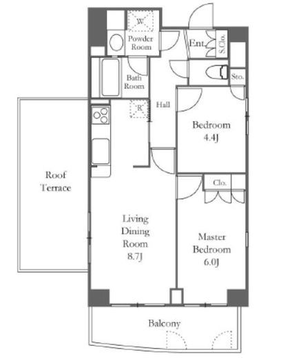 ザ タバタ ハウス　501号室　間取り