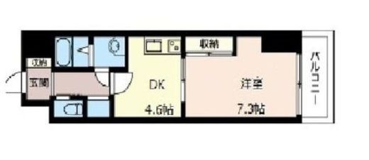 オーキッドレジデンス板橋　1008号室　間取り