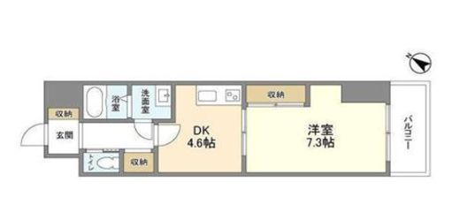 オーキッドレジデンス板橋　503号室　間取り