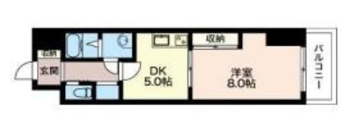 オーキッドレジデンス板橋　603号室　間取り