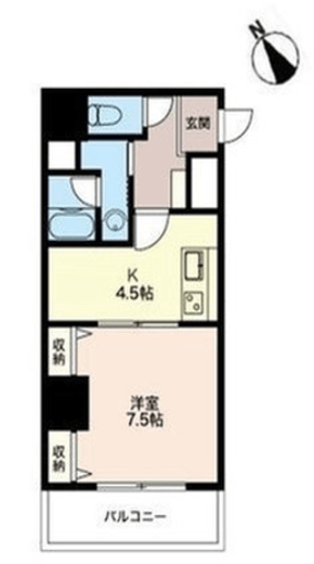 オーキッドレジデンス板橋　710号室　間取り