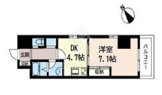 オーキッドレジデンス板橋　1101号室　間取り