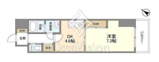 オーキッドレジデンス板橋　1105号室　間取り