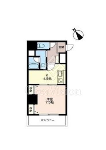 オーキッドレジデンス板橋　210号室　間取り