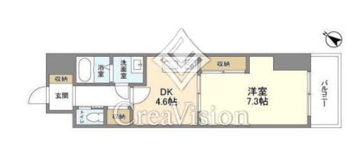 オーキッドレジデンス板橋　904号室　間取り