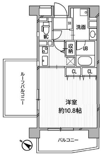 グレイスコート志村三丁目　506号室　間取り
