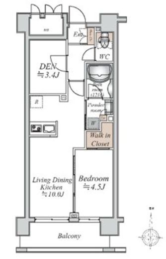 Solast Square綾瀬　504号室　間取り