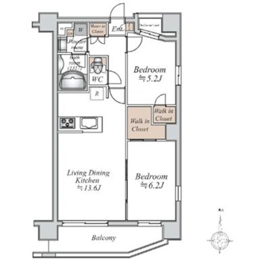 Solast Square綾瀬　505号室　間取り