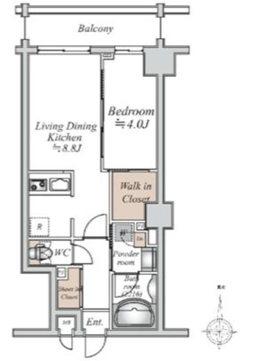 Solast Square綾瀬　508号室　間取り