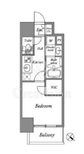 コスモグラシア板橋区役所前　403号室　間取り