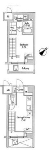 ヴィアラッティア志村　205号室　間取り