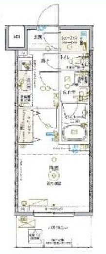 KDXレジデンス池袋ウエスト　904号室　間取り