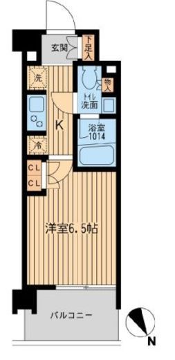 BLESS上池袋 (ブレス上池袋)　324号室　間取り