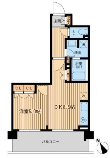 BLESS上池袋 (ブレス上池袋)　404号室　間取り