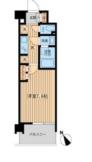 BLESS上池袋 (ブレス上池袋)　309号室　間取り