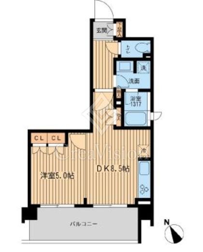 BLESS上池袋 (ブレス上池袋)　503号室　間取り