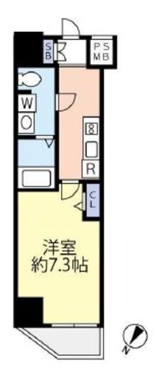 グランヴァンセレッソ王子レジデンシア　1001号室　間取り