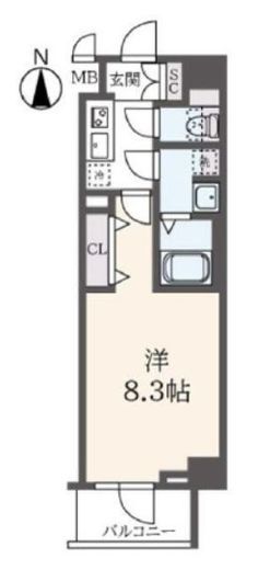 ルネサンスコート文京白山　103号室　間取り
