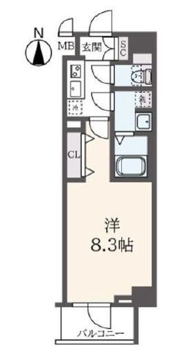 ルネサンスコート文京白山　204号室　間取り