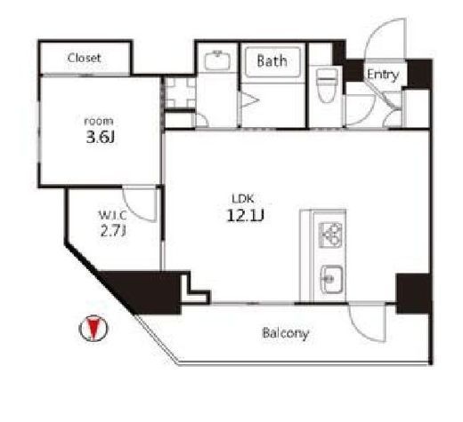 ルネサンスコート文京白山　405号室　間取り